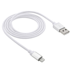 Net Style Metal Head 8 Pin to USB Data / Charger Cable, Cable Length: 1m