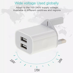 2-Ports 5V 2A USB Charger Adapter