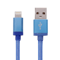 Net Style Metal Head 8 Pin to USB Data / Charger Cable, Cable Length: 25cm