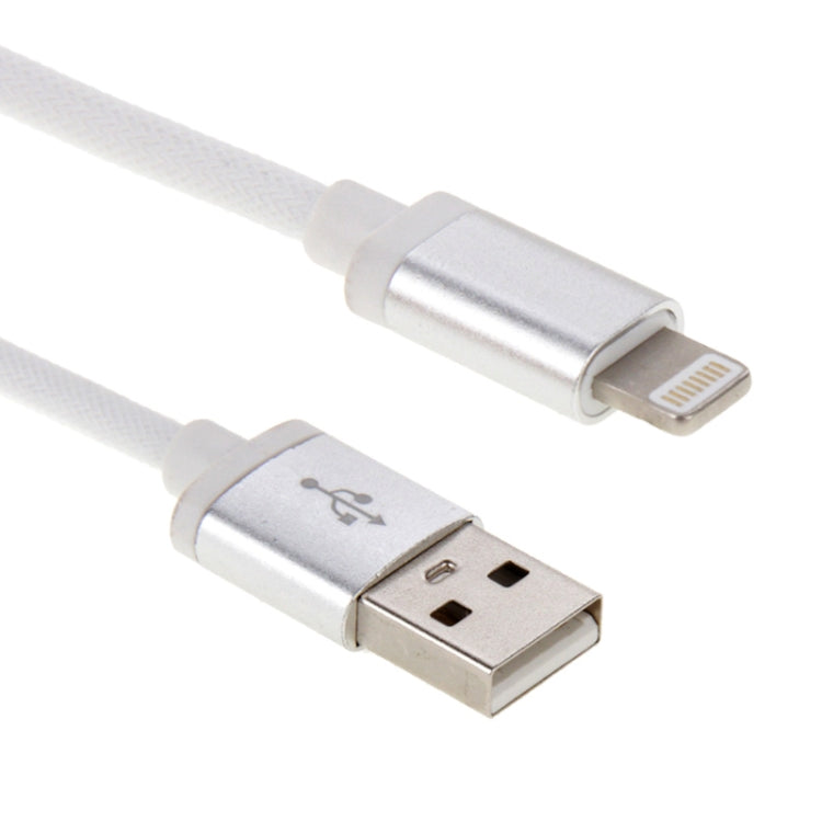 Netz-Metallkopf 8-polig auf USB-Daten-/Ladekabel, Kabellänge: 25 cm