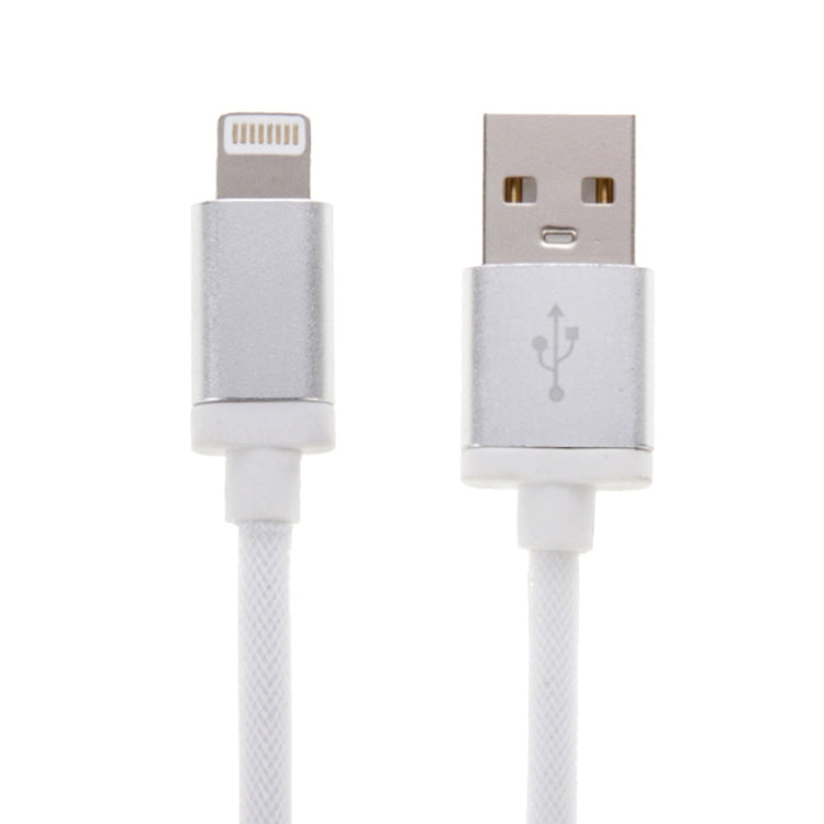 Netz-Metallkopf 8-polig auf USB-Daten-/Ladekabel, Kabellänge: 25 cm