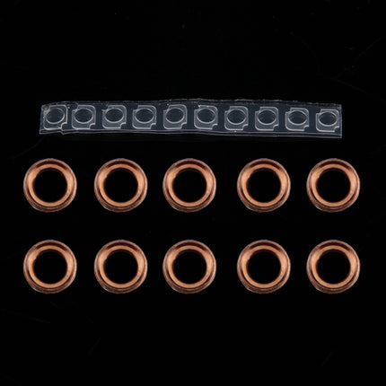 10 Pairs / Set Rear Camera Lens Ring + Flashlight Bracker for iPhone 6 Plus & 6s Plus, Rose Gold, For iPhone 6 Plus