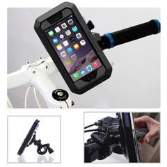 For iPhone 6 Plus & 6s Plus IPX8 Waterproof Touch Sensitive Screen Case with Bike Holder & Lanyard , For 6P & 6sP