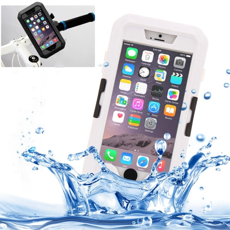 For iPhone 6 Plus & 6s Plus IPX8 Waterproof Touch Sensitive Screen Case with Bike Holder & Lanyard , For 6P & 6sP