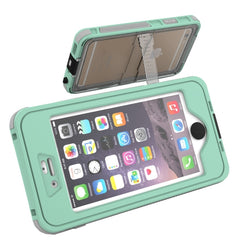 Waterproof Dustproof Shockproof Crushproof Noctilucent Protective Case with Holder for iPhone 6 & 6S