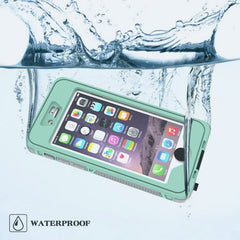 Waterproof Dustproof Shockproof Crushproof Noctilucent Protective Case with Holder for iPhone 6 & 6S