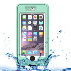 Waterproof Dustproof Shockproof Crushproof Noctilucent Protective Case with Holder for iPhone 6 & 6S