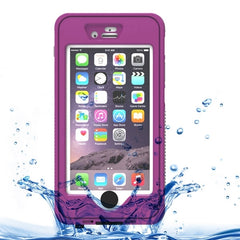 Waterproof Dustproof Shockproof Crushproof Noctilucent Protective Case with Holder for iPhone 6 & 6S