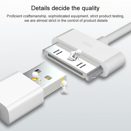 USB Data Cable for New iPad (iPad 3) / iPad 2/ iPad, iPhone 4 & 4S, iPhone 3GS/3G, iPod touch, Length: 1m (Original)