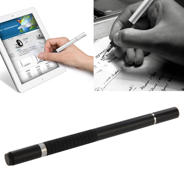 Lápiz táctil 2 en 1 + bolígrafo para iPhone 6 y 6 Plus / 5 y 5S y 5C, iPad Air 2 / iPad mini 1 / 2 / 3 / Nuevo iPad (iPad 3) / iPad y todas las pantallas táctiles capacitivas