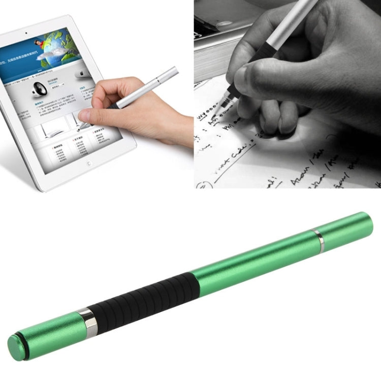 Lápiz táctil 2 en 1 + bolígrafo para iPhone 6 y 6 Plus / 5 y 5S y 5C, iPad Air 2 / iPad mini 1 / 2 / 3 / Nuevo iPad (iPad 3) / iPad y todas las pantallas táctiles capacitivas