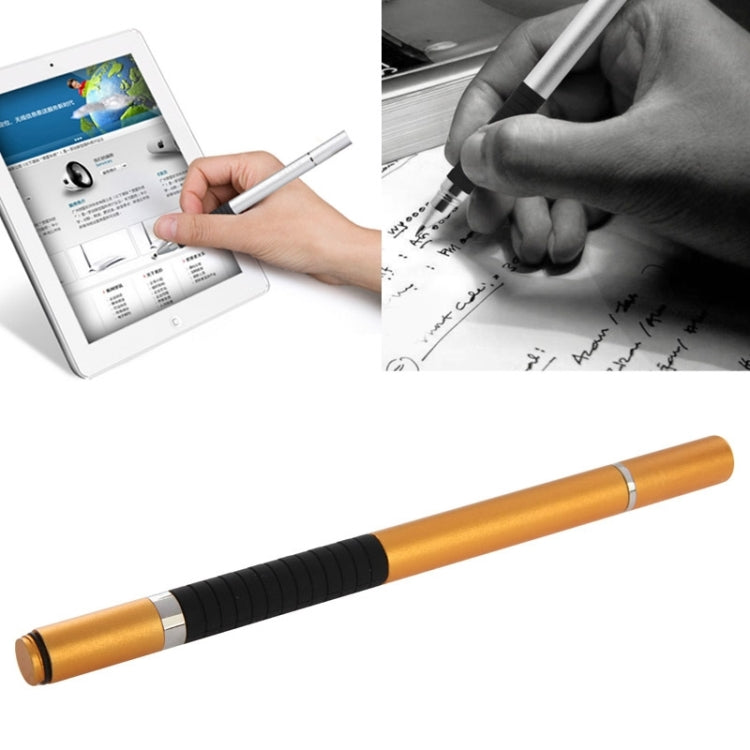 Lápiz táctil 2 en 1 + bolígrafo para iPhone 6 y 6 Plus / 5 y 5S y 5C, iPad Air 2 / iPad mini 1 / 2 / 3 / Nuevo iPad (iPad 3) / iPad y todas las pantallas táctiles capacitivas
