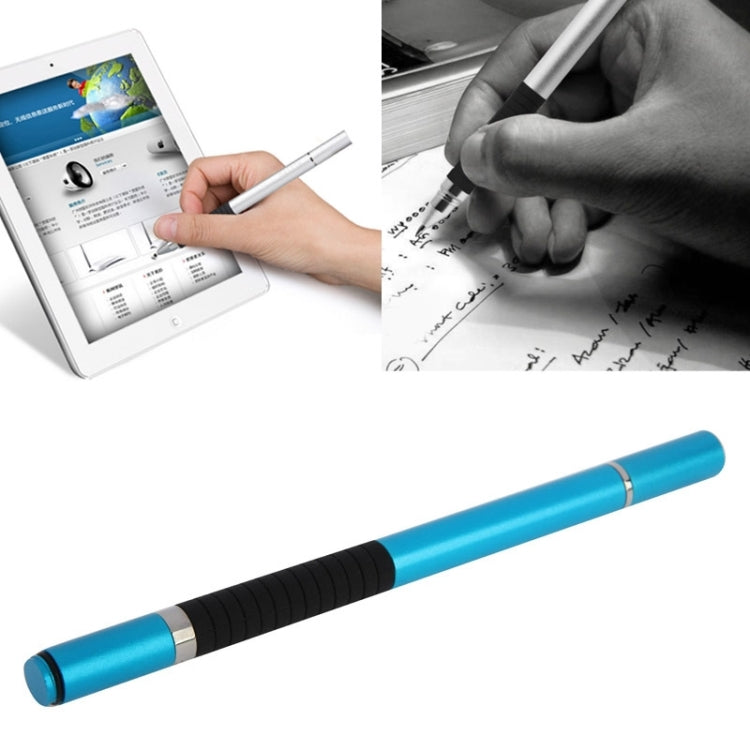 Lápiz táctil 2 en 1 + bolígrafo para iPhone 6 y 6 Plus / 5 y 5S y 5C, iPad Air 2 / iPad mini 1 / 2 / 3 / Nuevo iPad (iPad 3) / iPad y todas las pantallas táctiles capacitivas