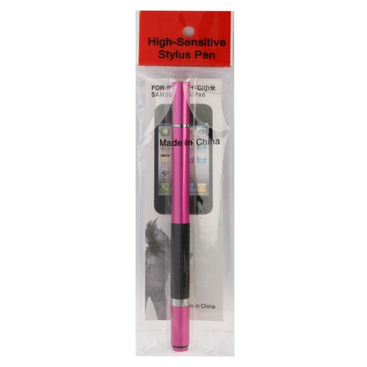 Lápiz táctil 2 en 1 + bolígrafo para iPhone 6 y 6 Plus / 5 y 5S y 5C, iPad Air 2 / iPad mini 1 / 2 / 3 / Nuevo iPad (iPad 3) / iPad y todas las pantallas táctiles capacitivas