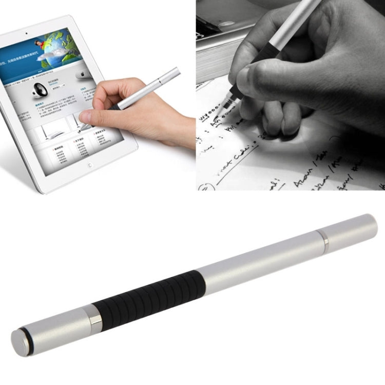 Lápiz táctil 2 en 1 + bolígrafo para iPhone 6 y 6 Plus / 5 y 5S y 5C, iPad Air 2 / iPad mini 1 / 2 / 3 / Nuevo iPad (iPad 3) / iPad y todas las pantallas táctiles capacitivas