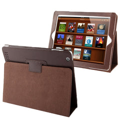 High Quality Litchi Texture Folding Leather with Sleep / Wake-up & Holder Function for iPad 2 / iPad 3 / iPad 4