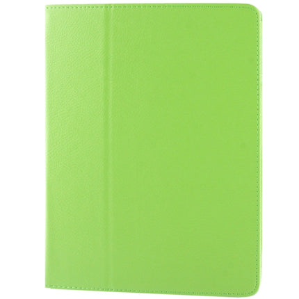 High Quality Litchi Texture Folding Leather with Sleep / Wake-up & Holder Function for iPad 2 / iPad 3 / iPad 4