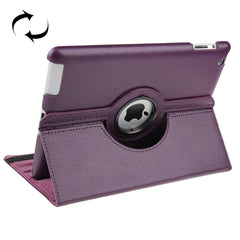 360 Degree Rotatable Leather Case with Sleep / Wake-up Function & Holder for New iPad (iPad 3), Sapphire Blue, For New iPad (iPad 3)