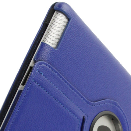 360 Degree Rotatable Leather Case with Sleep / Wake-up Function & Holder for New iPad (iPad 3), Sapphire Blue, For New iPad (iPad 3)