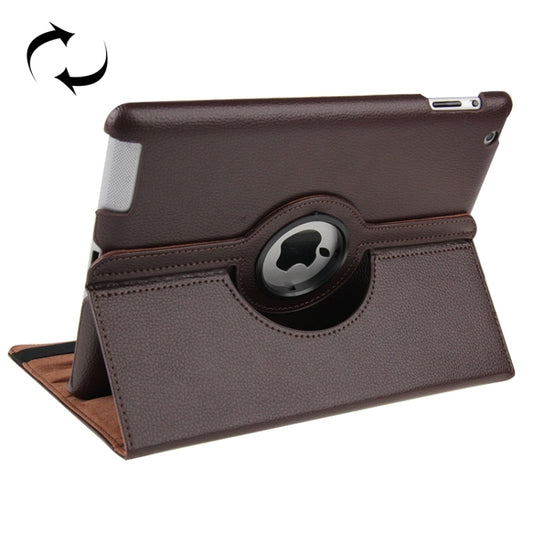 360 Degree Rotatable Leather Case with Sleep / Wake-up Function & Holder for New iPad (iPad 3), Sapphire Blue, For New iPad (iPad 3)