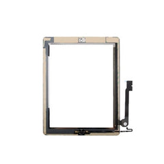 Controller Button + Home Key Button PCB Membrane Flex Cable + Touch Panel Installation Adhesive  Touch Panel for iPad 4