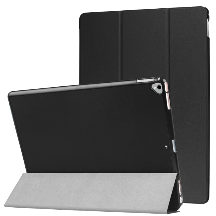 Funda de cuero inteligente con tapa horizontal y textura Custer con soporte plegable en 3 direcciones y función de suspensión/activación para iPad Pro de 12,9 pulgadas 2017/2015, iPad Pro de 12,9 pulgadas y iPad Pro de 12,9 pulgadas