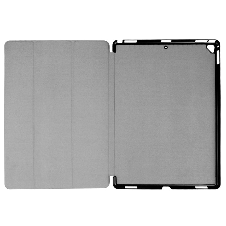 Funda de cuero inteligente con tapa horizontal y textura Custer con soporte plegable en 3 direcciones y función de suspensión/activación para iPad Pro de 12,9 pulgadas 2017/2015, iPad Pro de 12,9 pulgadas y iPad Pro de 12,9 pulgadas