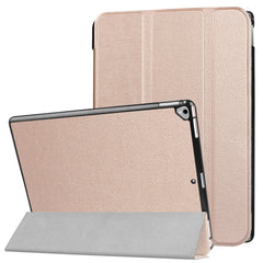 Custer Texture Horizontal Flip Smart Leather Case with 3-folding Holder  & Sleep / Wake-up Function for iPad ro 12.9 inch 2017 / 2015, For iPad Pro 12.9 inch, iPad Pro 12.9 inch