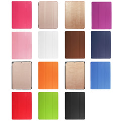 Funda de cuero inteligente con tapa horizontal y textura Custer con soporte plegable en 3 direcciones y función de suspensión/activación para iPad Pro de 12,9 pulgadas 2017/2015, iPad Pro de 12,9 pulgadas y iPad Pro de 12,9 pulgadas
