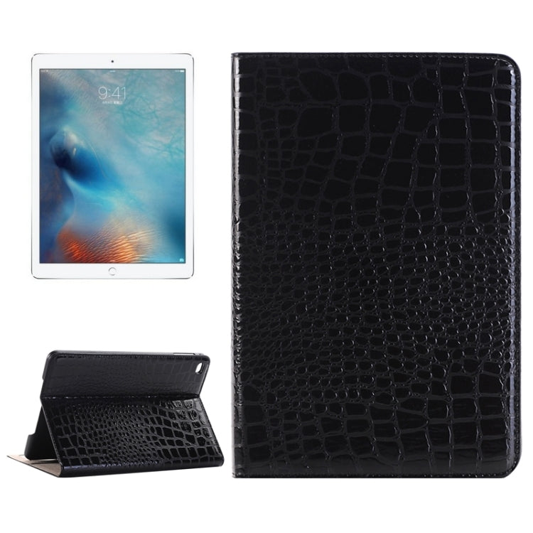 Funda de piel con tapa horizontal con textura de cocodrilo, ranuras para tarjetas y billetera para iPad Pro de 12,9 pulgadas