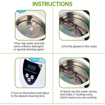 Stainless Steel Tank Digital Ultrasonic Cleaner with LCD Display for Jewelry / Watch / Denture, CE-5200A