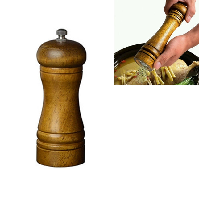Length Classical Wooden Pepper Spice Salt Mill Grinder Muller, Style 4, 5 inch, Style 4, 8 inch, Style 4, 10 inch