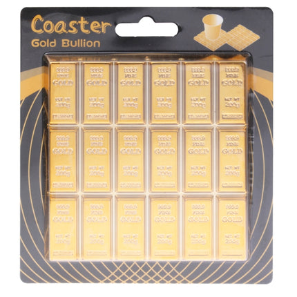 Creative Gold Bar Shaped Anti-slip Heat Insulation Mat for Dishware, Gold Bar Shaped Heat Insulation Mat