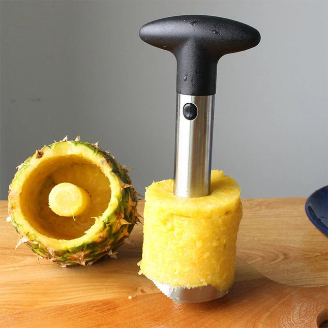 Pineapple Corer Slicer, Pineapple Corer Slicer  (Silver)