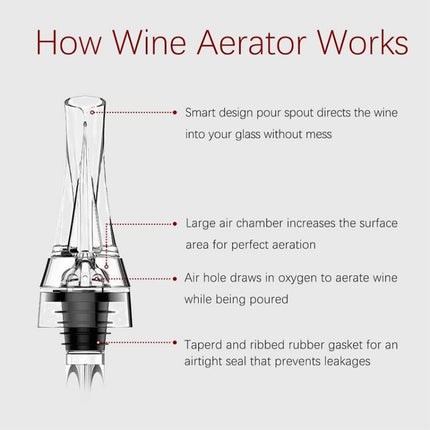 Fashion Olecranon Wine Pourer/Rapid Decanter, Wine Aerator Decanter