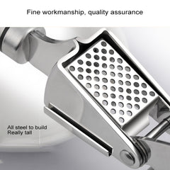 Food Grade 304 Stainless Steel Garlic Press Presser Crusher Slicer, 304 Stainless Steel