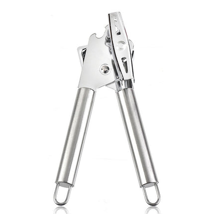 Multi-Functional Stainless Steel Can Bottle Opener, Silver