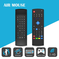 MX3 Air Mouse Wireless 2.4G Remote Control Keyboard with Browser Shortcuts for Android TV Box / Mini PC, Air Mouse