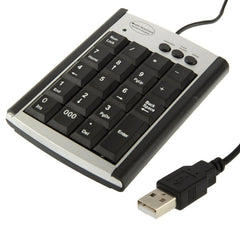 USB Non-synchronous Notebook Computer Multi Function Keypad with 19 Keys, Multi Function Keypad