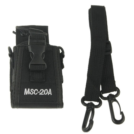 MSC20A Universal Nylon Carry Case Series Holster with Strap for Walkie Talkie