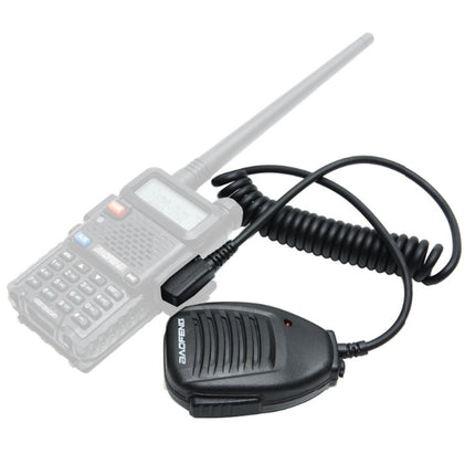 Baofeng Clip-on Speaker Microphone for Walkie Talkies, 3.5mm + 2.5mm Earphone + Mic Plug, Microphone