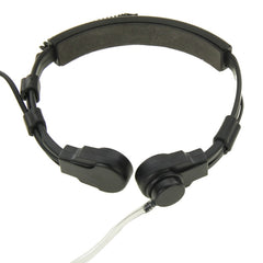 Throat control Transceiver Earpiece Headset for Walkie Talkies, 3.5mm + 2.5mm Plug