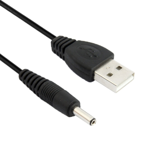 USB Male to DC 3.5 x 1.35mm Power Cable, Length: 1.2 m, Length: 60cm