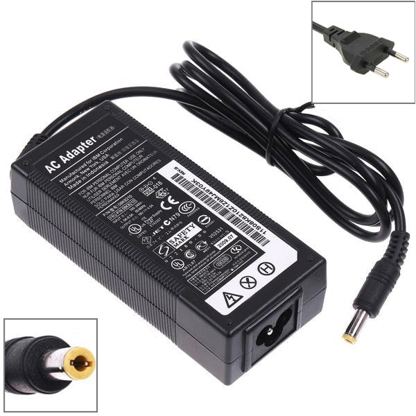 AC Adapter 19V 3.42A 65W for Lenovo Notebook, Output Tips: 5.5 x 2.5mm, EU Plug, US Plug, UK Plug