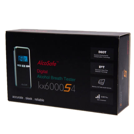 Alcohol 4 Digital LCD Display Breath Analyzer Tester