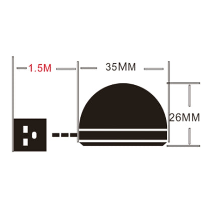 USB-2W 5V 140-150Lumens 6 LED, Warm White Light