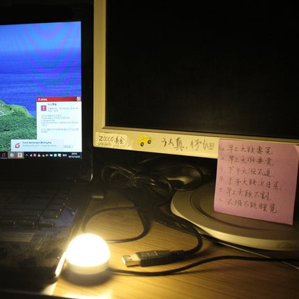 USB-2W 5V 140-150Lumens 6 LED, Warm White Light