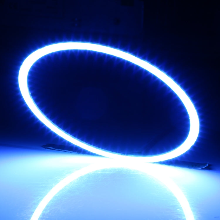 90mm 5W 180LM Angel Eyes Circles Car Headlight COB LED Lights for Vehicles, DC 12-24V