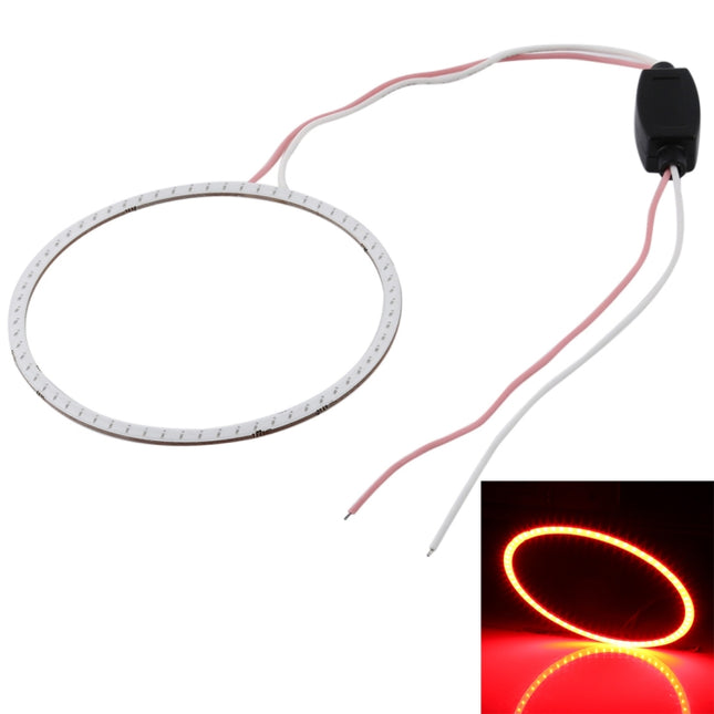 90mm 5W 180LM Angel Eyes Circles Car Headlight COB LED Lights for Vehicles, DC 12-24V, 90mm Red Light, 90mm Blue Light, 90mm  White Light, 90mm Pink Light, 90mm Green Light