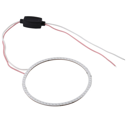90mm 5W 180LM Angel Eyes Circles Car Headlight COB LED Lights for Vehicles, DC 12-24V, 90mm Red Light, 90mm Blue Light, 90mm  White Light, 90mm Pink Light, 90mm Green Light